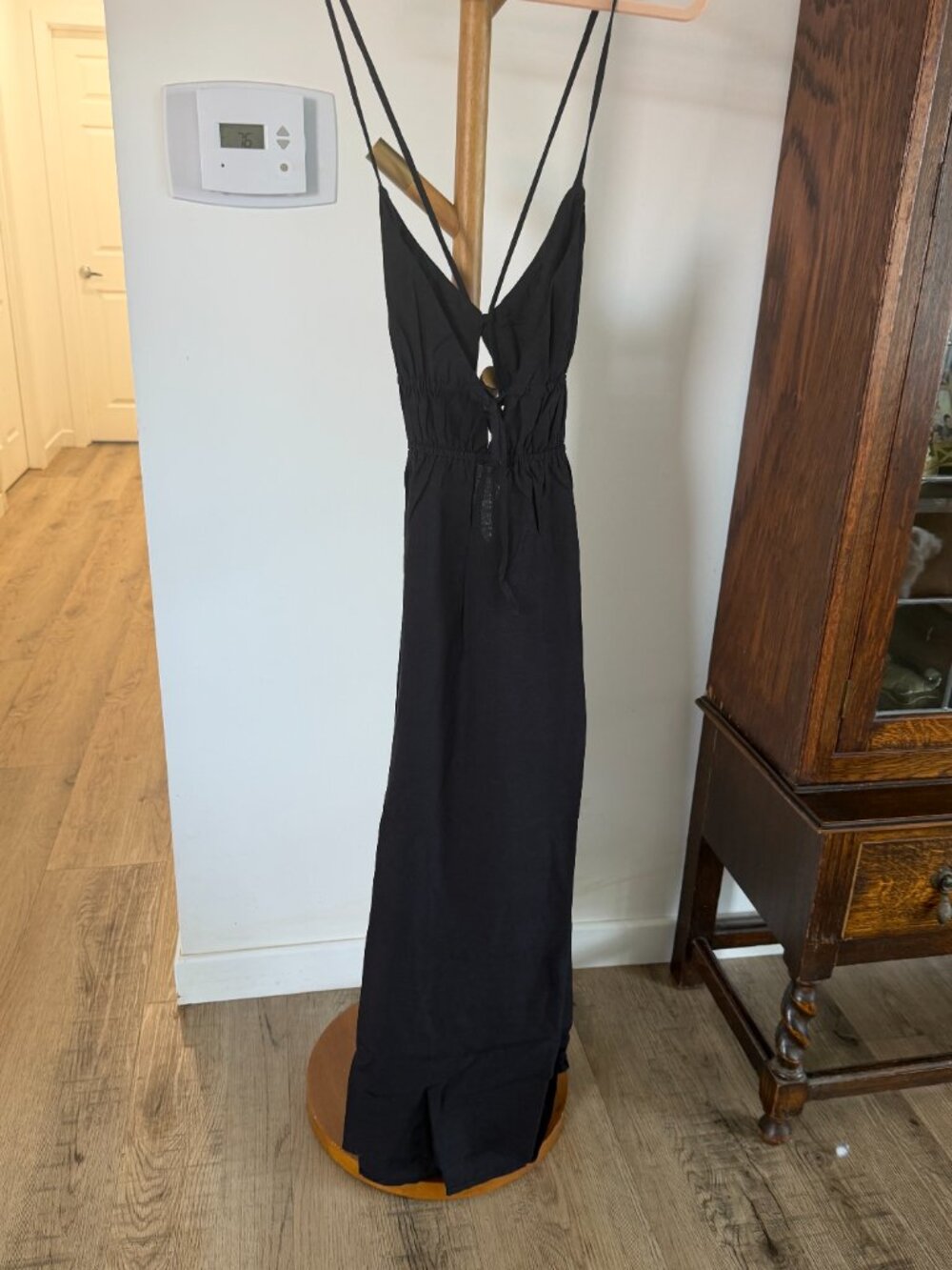 L Space Playa Vista Cover up dress black Large NWT